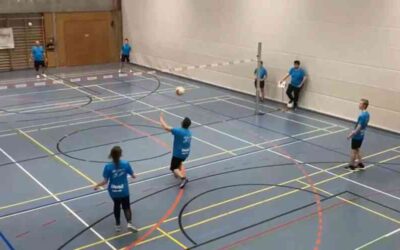 Bündnermeisterschaft Faustball in Schiers, 1. Februar 2025