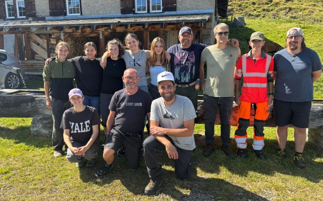 Arbeitseinsatz Alp Lerch – Faustballriege, 6. September 2025